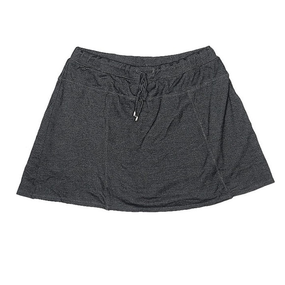 Green Tea Black Elastic Drawstring Waist Activewear Sport Athletic Skort size XL - Picture 1 of 5